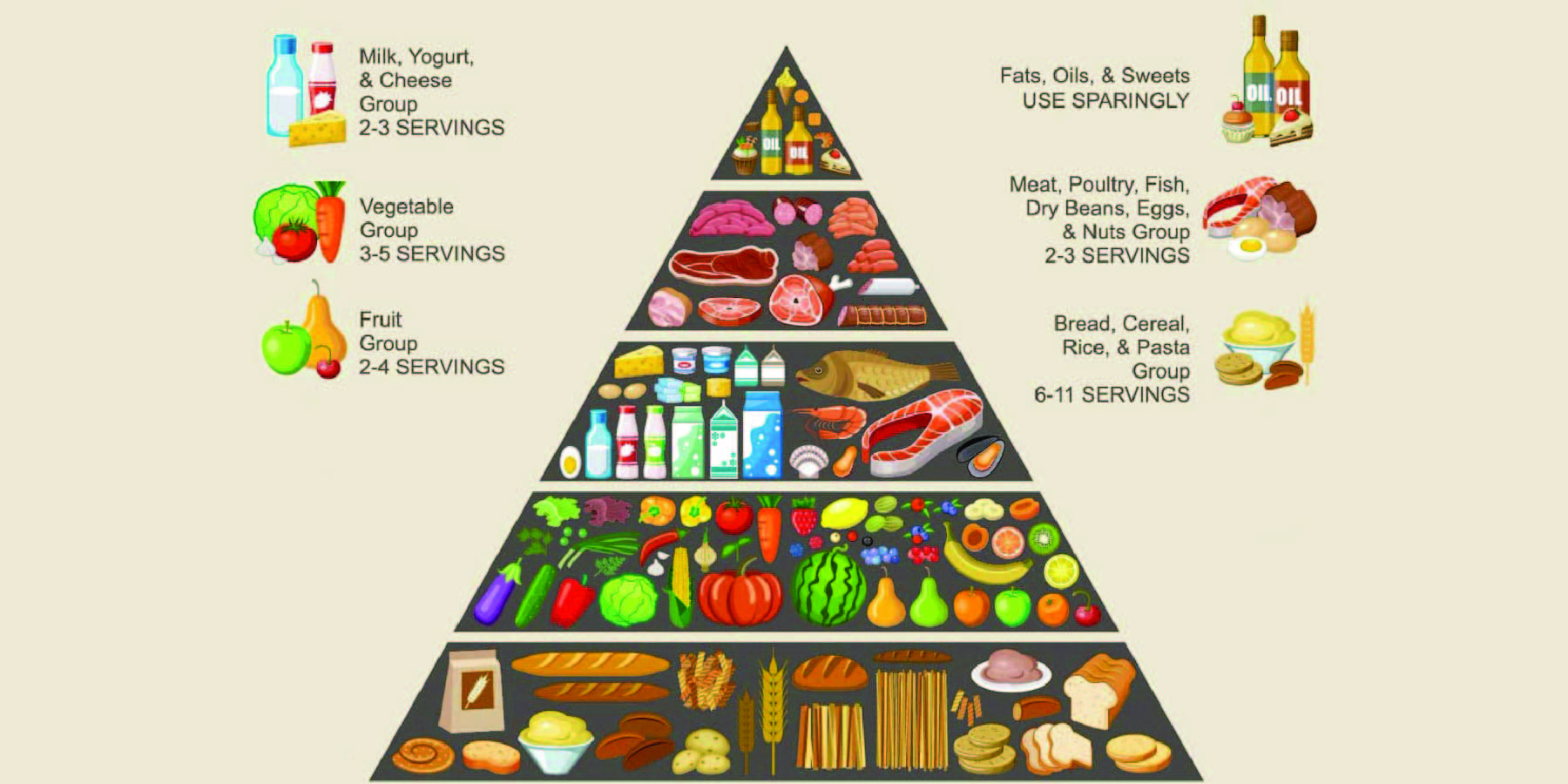 dietetic and nutrition unit Food pyramid image